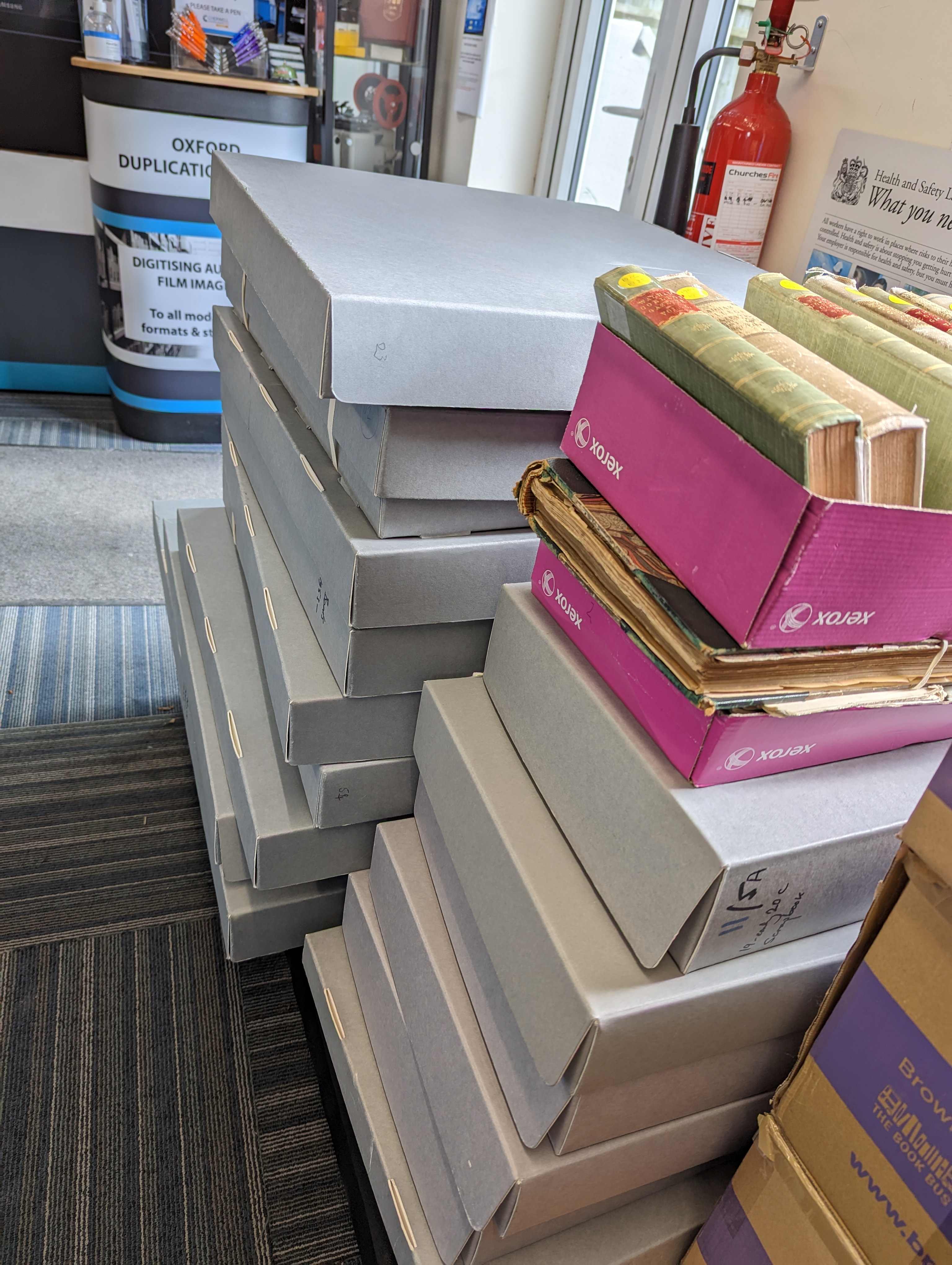 Large  heritage archives digitised in oxford uk